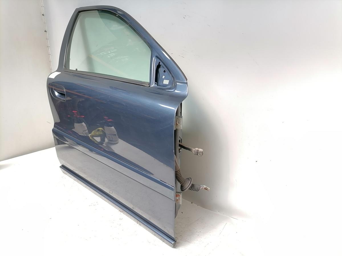 Volvo S60 original T&uuml;r vorn rechts 46600 Barents Blue Pearl Rohbau BJ08